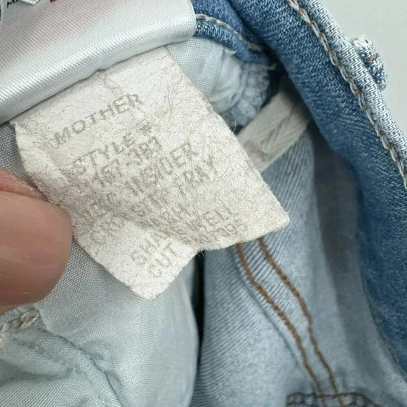 MOTHER Insider Crop Step Fray in Shake Well size 25 B703 - Picture 6 of 6